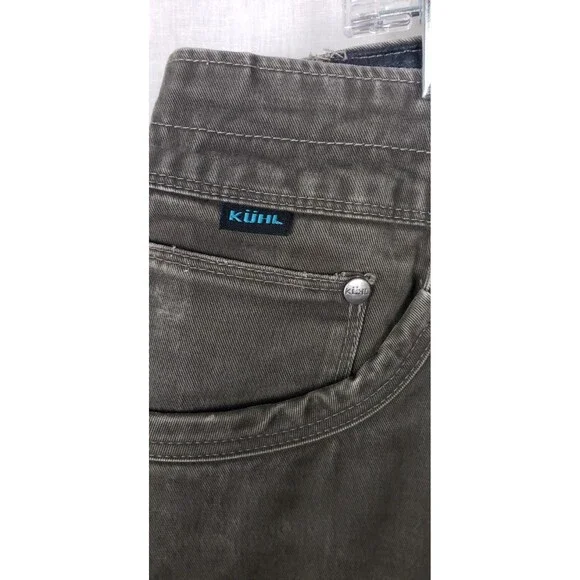 Kuhl Born In The Mountains Vintage Patina Dye Pants Rydr Gray 38x32 Outdoor Hike - Picture 4 of 8